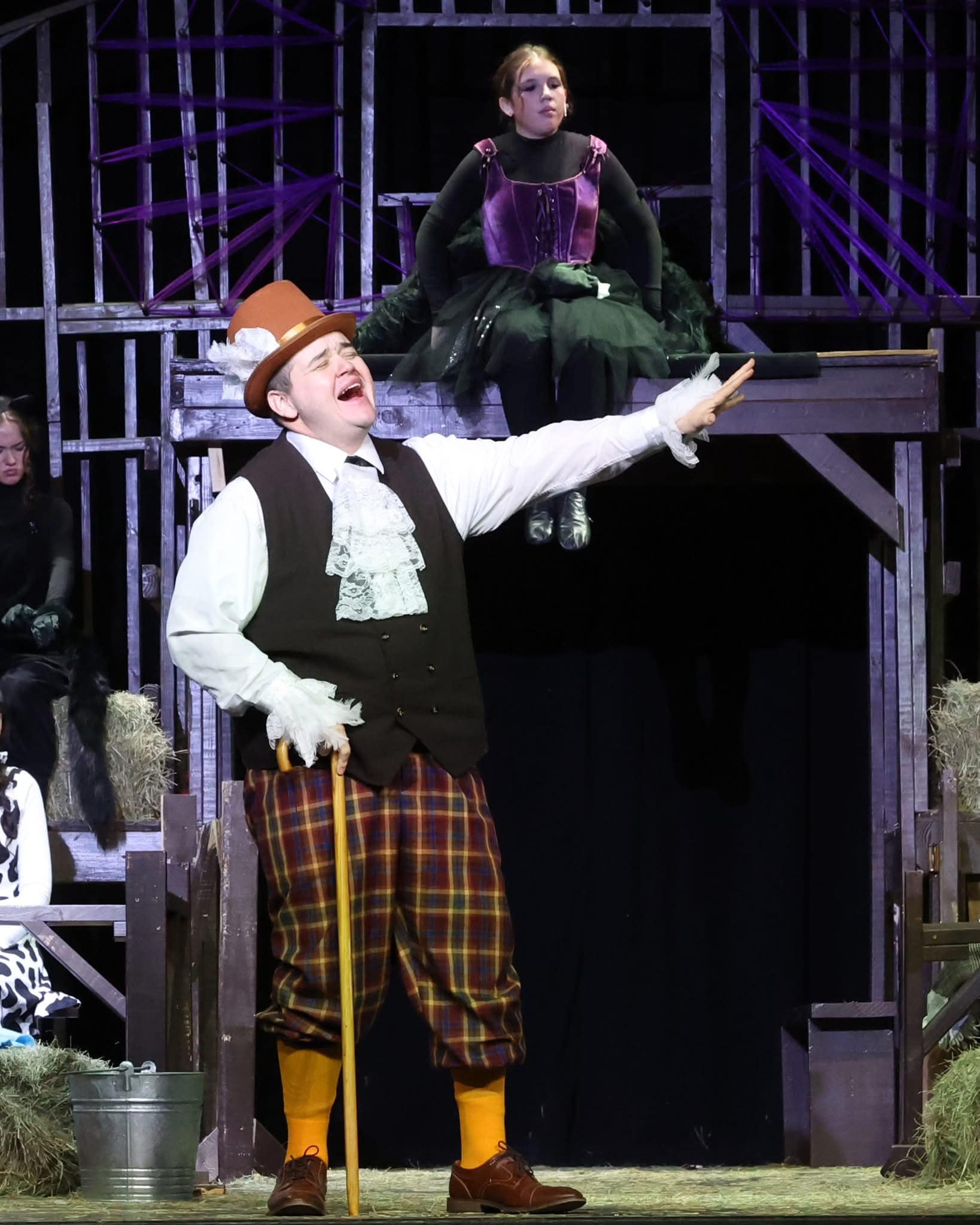 Performing in Charlotte's Web at the Princess Theatre