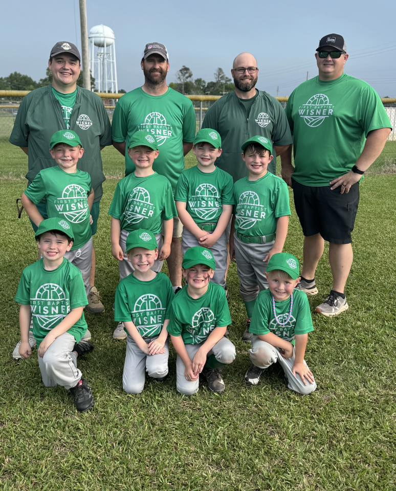 Coaching FBC Wisner youth baseball
